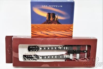 Led Zeppelin DVD, Jimmy Page Les Paul Miniature Guitar Music