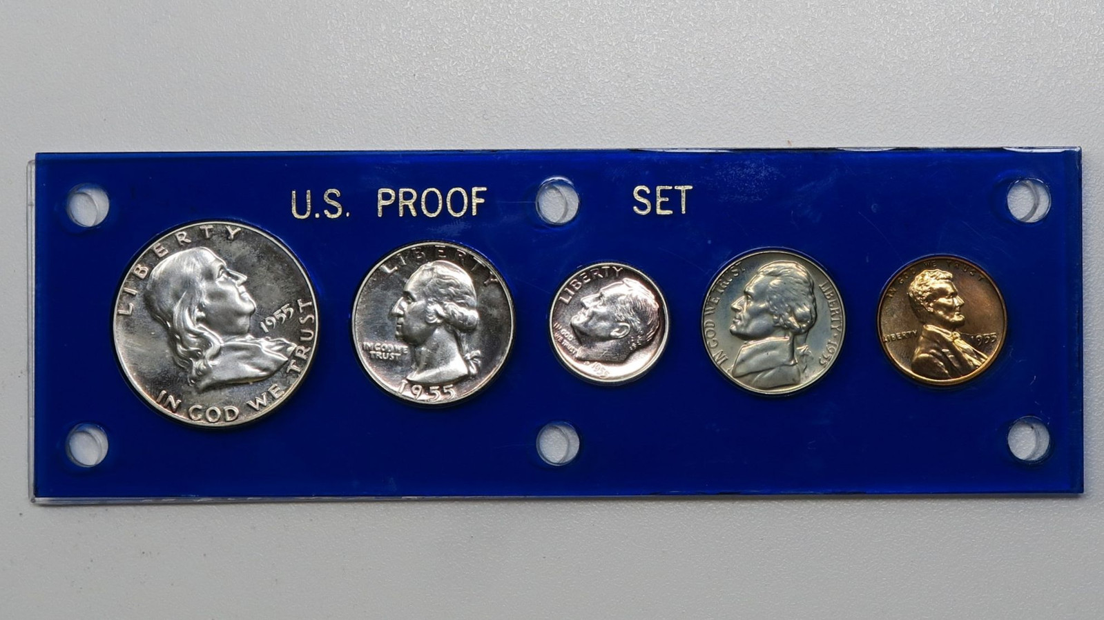 1955 US Proof Set in Capitol Plastics Holder 29432 - PGS Gold And Coin