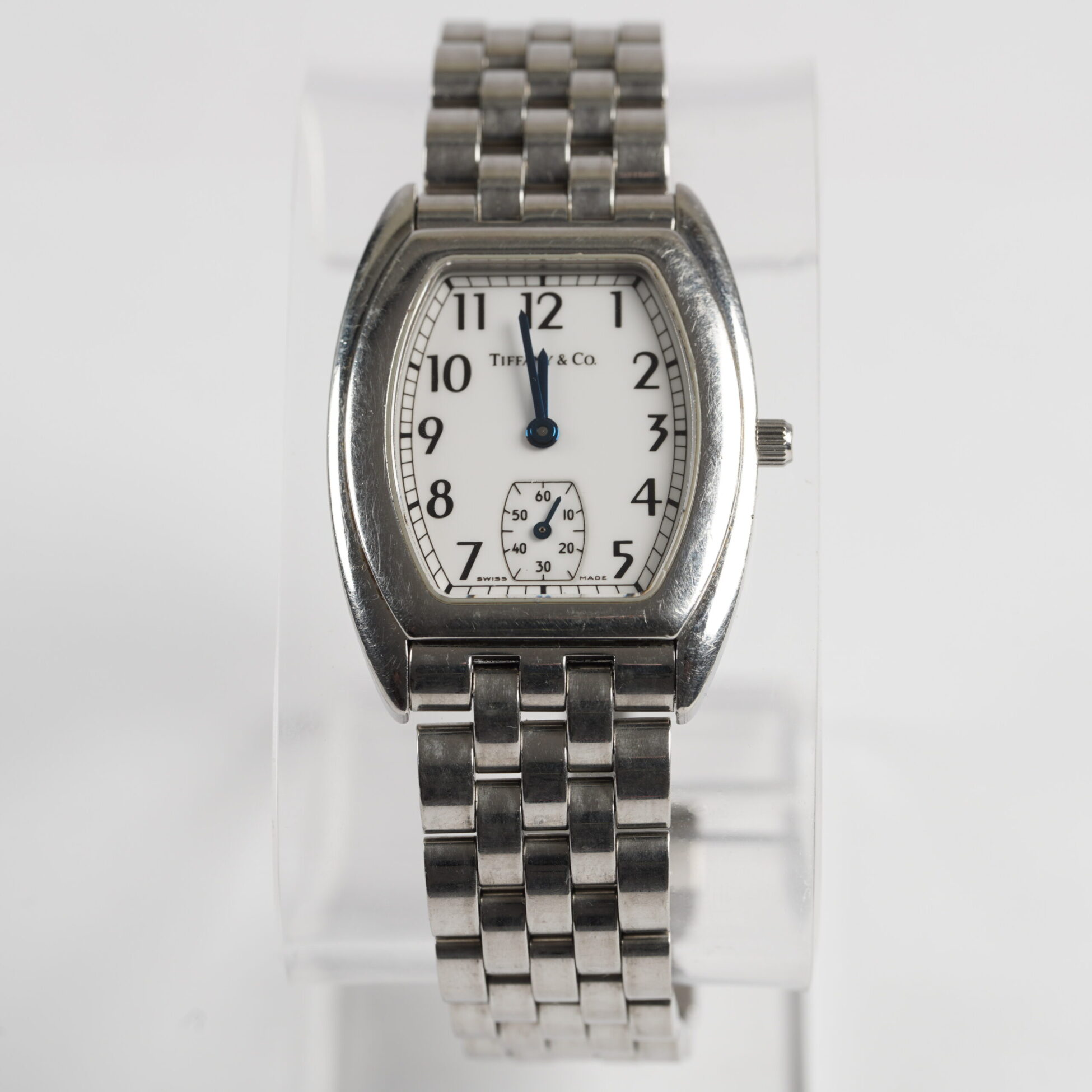 Tiffany & Co Tonneau Classic Ladies Wrist Watch *needs Battery