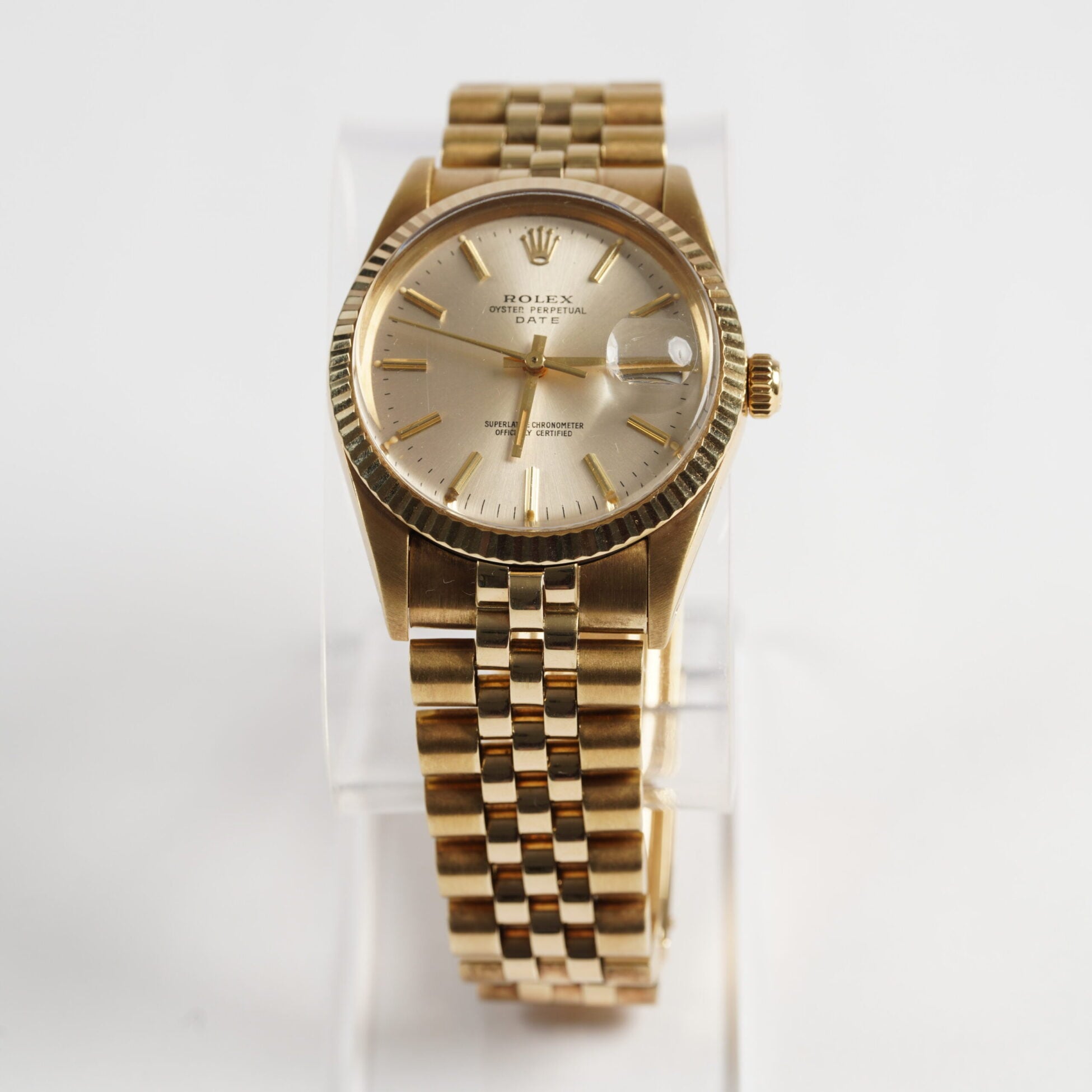 Rolex 14k DateJust Automatic Cal.3035 Ref. 15037 34mm 31539 - PGS